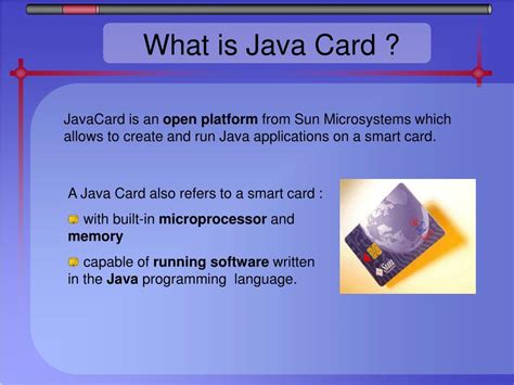 java smart card tutorial pdf|what is a java card.